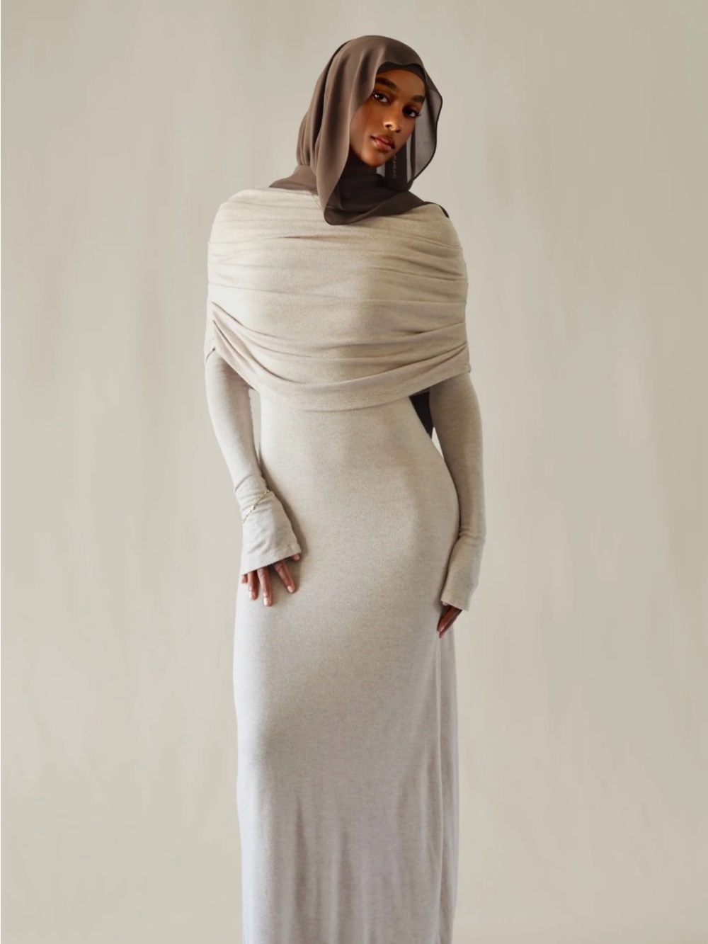 NWT INAYAH Brea Draped Wrap Dress M